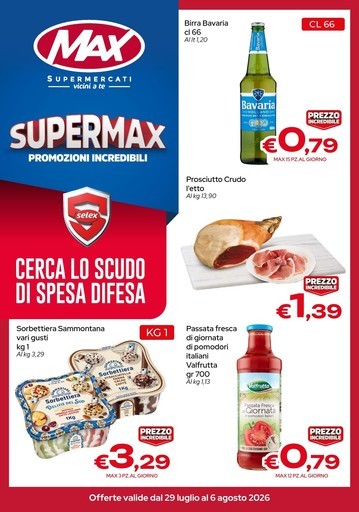 Volantino Max Supermercati