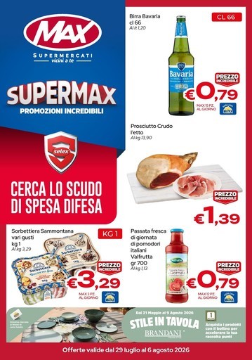 Volantino Max Supermercati