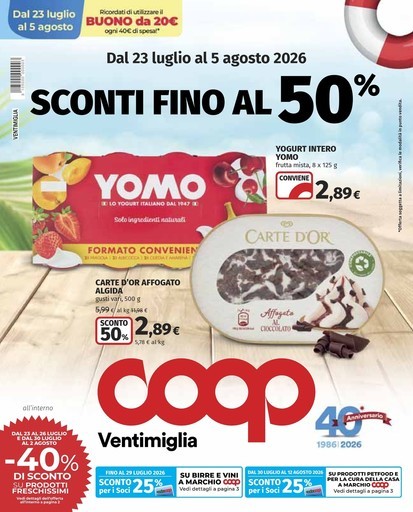 Coop - Sconti fino al 50%