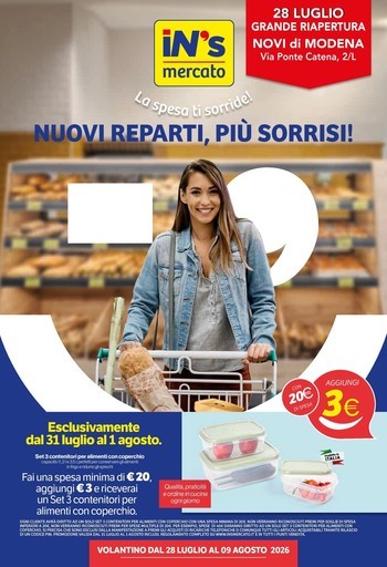 In's mercato - Nuovi reparti, piu sorrisi!
