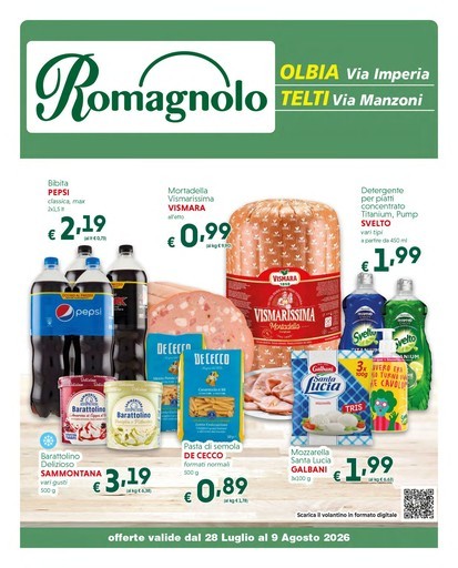 Dimeglio - offerte valide dal 28 Luglio al 9 Agosto 2026
