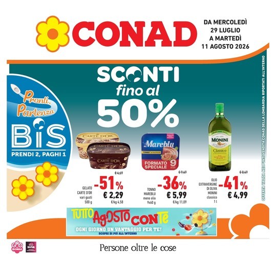 Conad - Sconti fino al 50%
