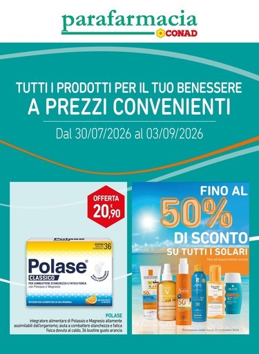 Volantino Parafarmacia Conad