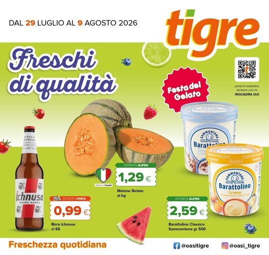 Volantino Tigre