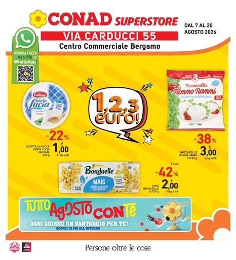Conad Superstore - 1,2,3 euro!