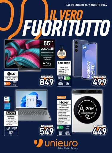 Volantino Unieuro