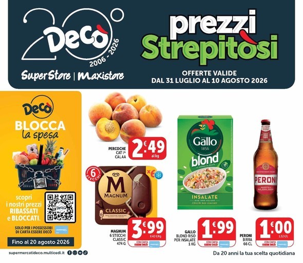 Volantino Deco