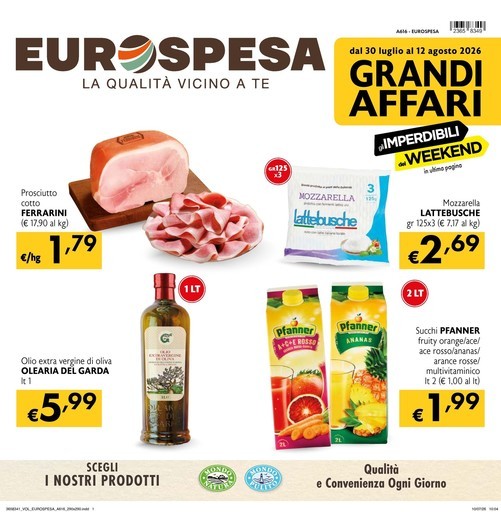 Volantino Eurospesa
