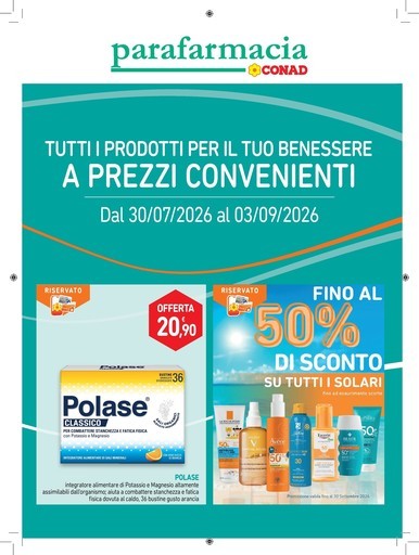 Volantino Parafarmacia Conad