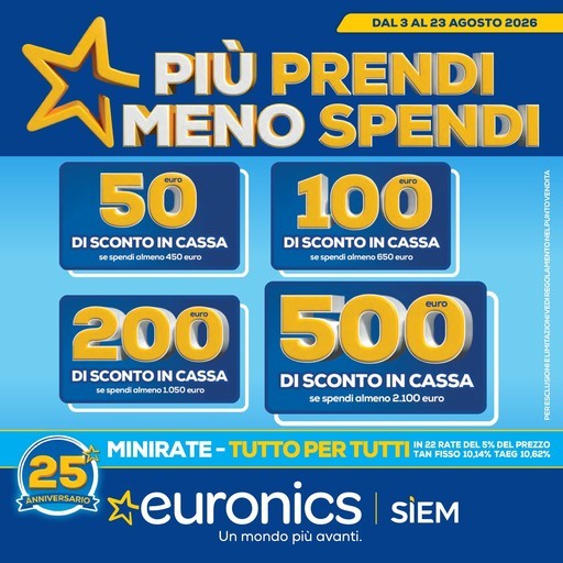 Volantino Euronics