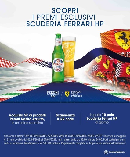 Volantino Peroni Nastro Azzurro Promo