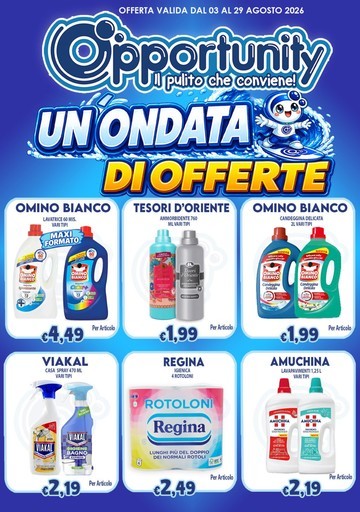 Volantino Opportunity Shop