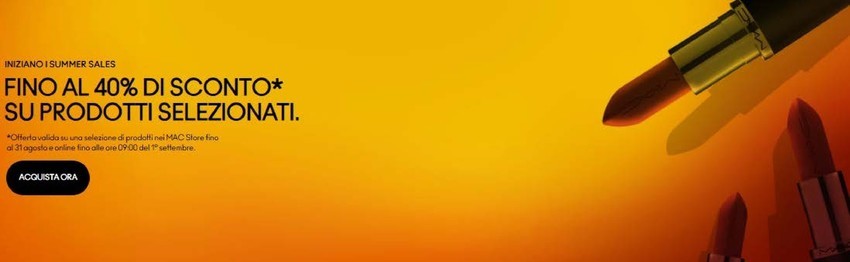 Mac Cosmetics - Iniziano i summer sales