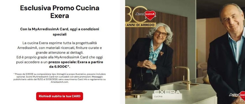 Arredissima - Esclusiva promo cucina exera