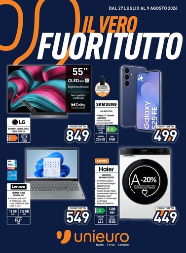 Volantino Unieuro