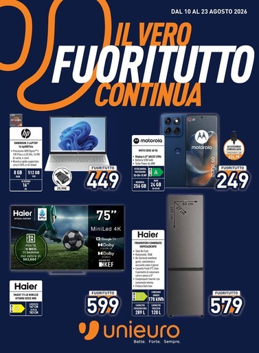 Unieuro - Il Vero Fuoritutto Continua