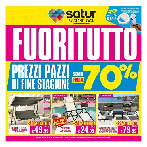 Volantino Satur