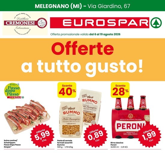 Eurospar - Offerte a tutto gusto!
