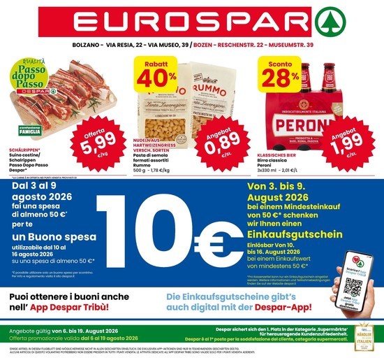 Eurospar - FRESCHE OCCASIONI