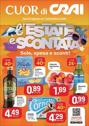 Crai - l estate e scontata