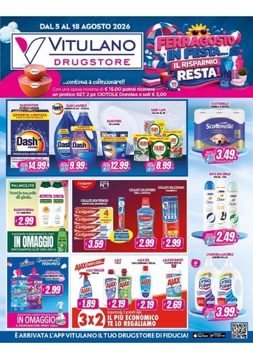 Volantino Vitulano drugstore