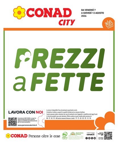 Conad City - Prezzi a fette