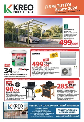 Volantino Kreo Brico e Casa