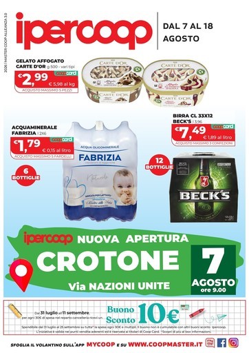 Ipercoop - dal 7 al 18 agosto