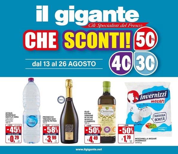 Volantino Il gigante