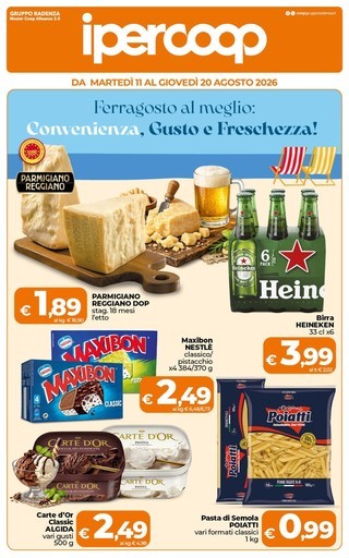 Ipercoop - Prepara il tuo Ferragosto: Freschezza, Gusto e Risparmio!