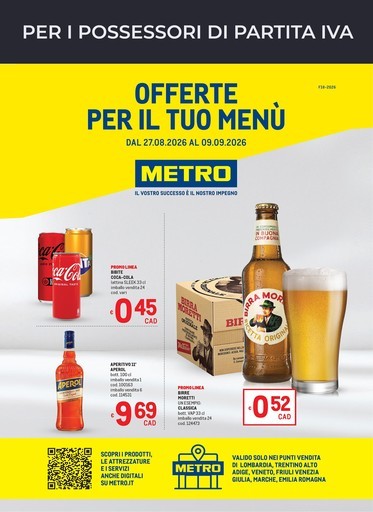 Volantino Metro