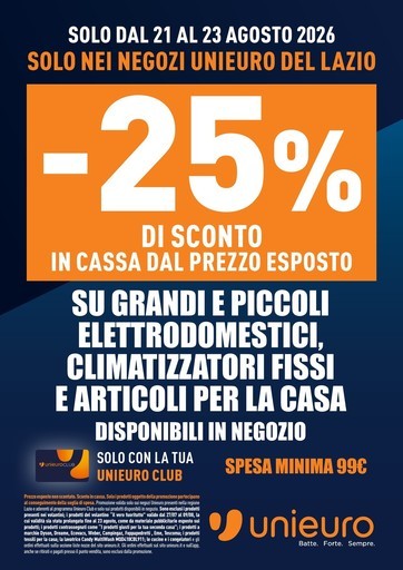 Unieuro - Sconti da Unieuro!