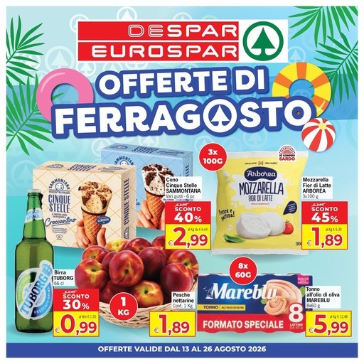 Eurospar - Offerte di Ferragosto