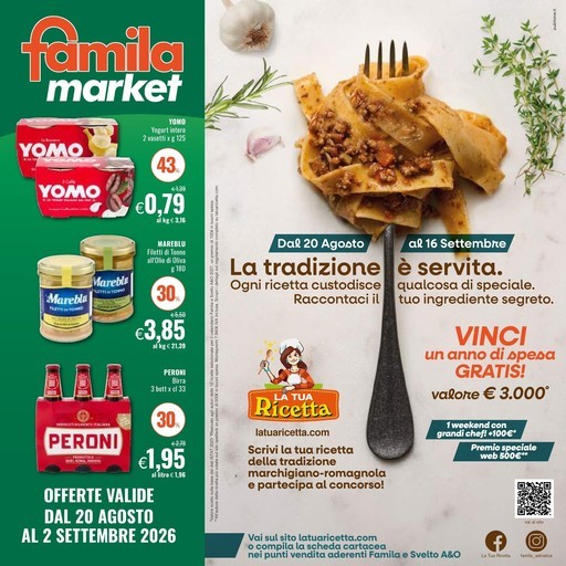 Famila - [DO NOT PUBLISH!]-Dal 20 agosto al 2 settembre