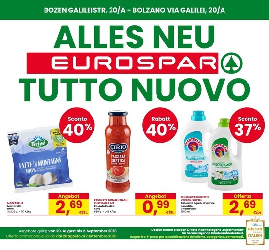 Eurospar - Tutto nuovo