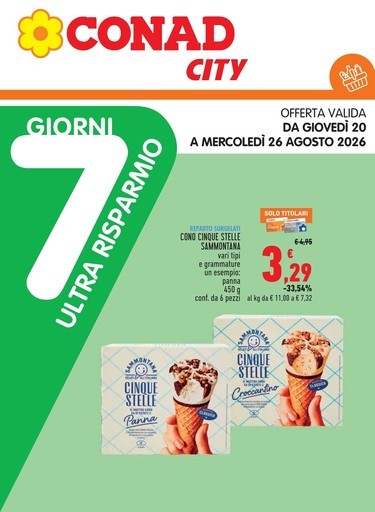 Volantino Conad City