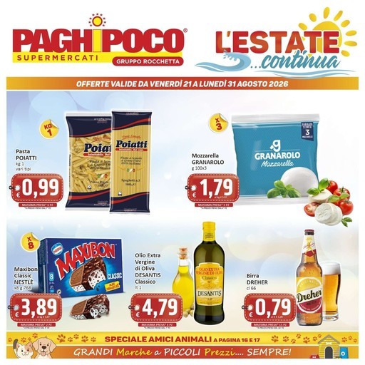 Volantino Paghi Poco