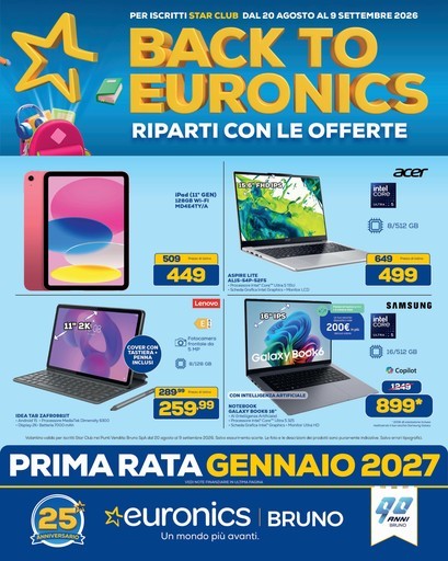 Volantino Euronics