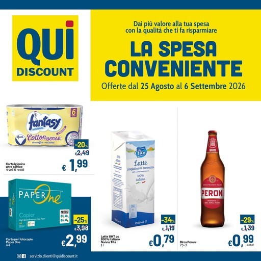 Volantino Qui Discount