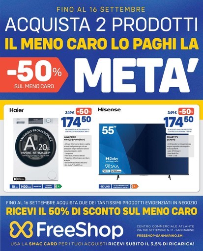 Volantino Freeshop