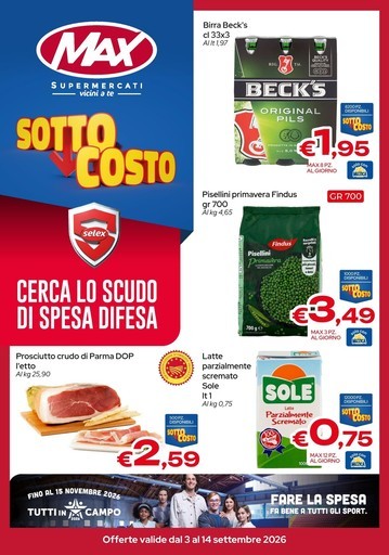 Volantino Max Supermercati