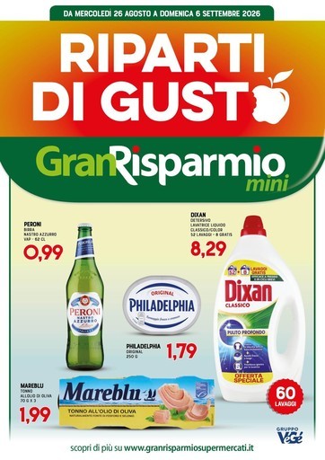 Volantino Supermercati Gran Risparmio