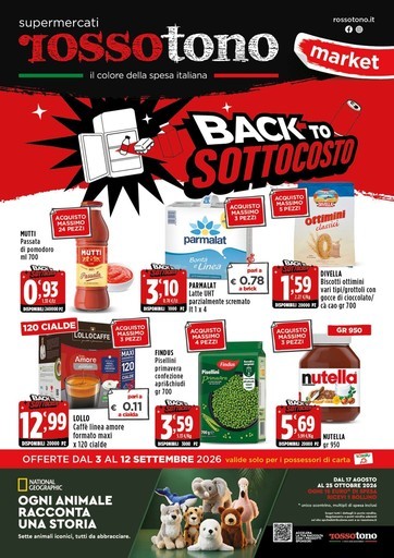 Volantino Supermercati Rossotono Market