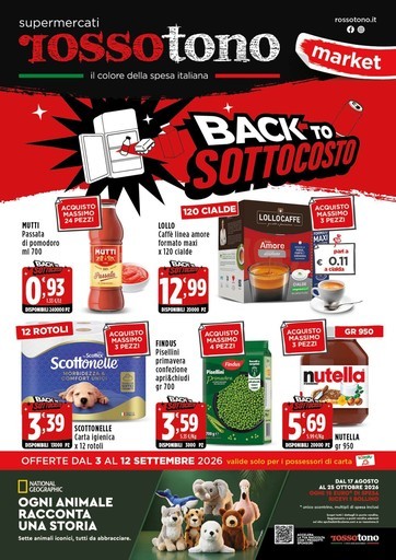 Volantino Supermercati Rossotono Market