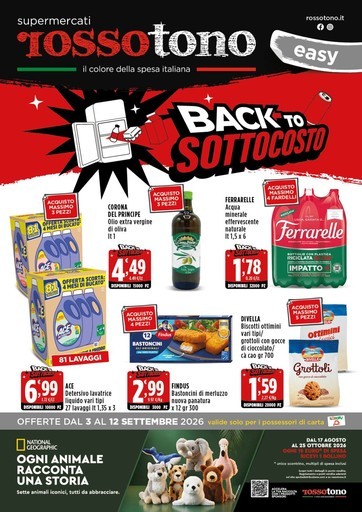 Volantino Supermercati Rossotono Easy