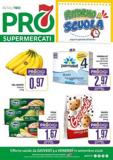 Volantino PRO7 Supermercati