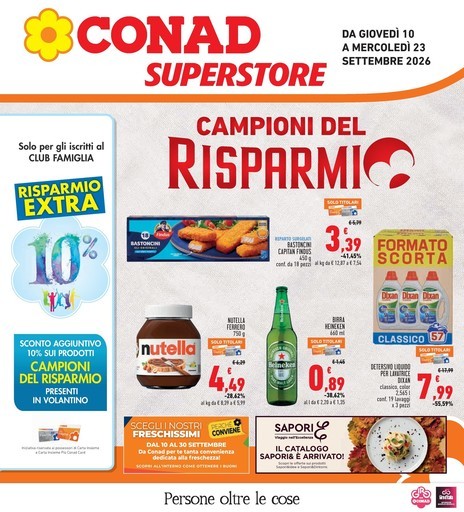 Volantino Conad Superstore