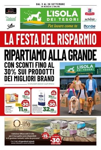 Volantino L'Isola dei Tesori