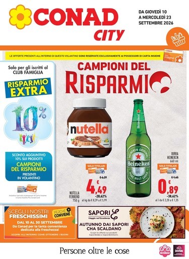 Volantino Conad City
