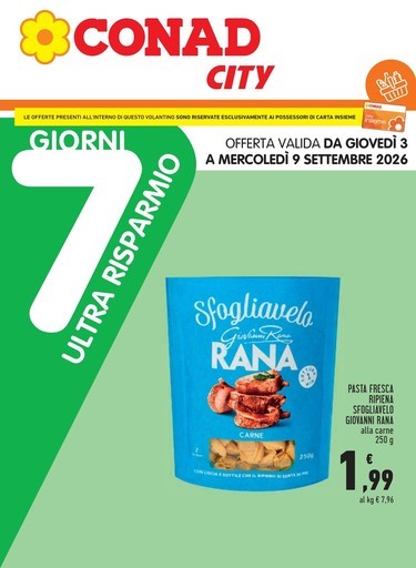 Volantino Conad City